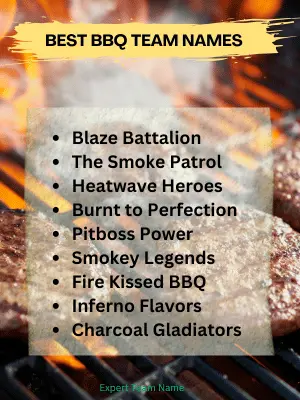 Best BBQ Team Names