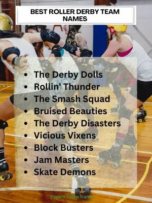 Best Roller Derby Team Names