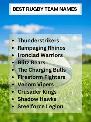 Best Rugby Team Names