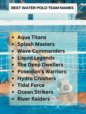 Best Water Polo Team Names