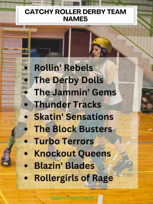 Catchy Roller Derby Team Names