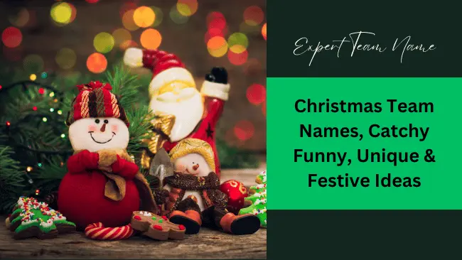 Christmas Team Names