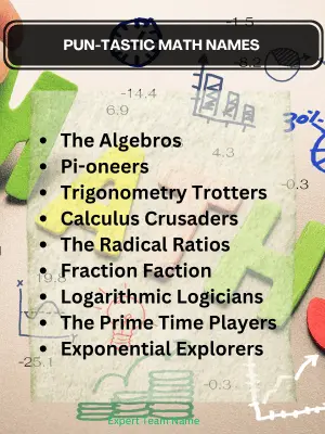 Pun-tastic Math Names