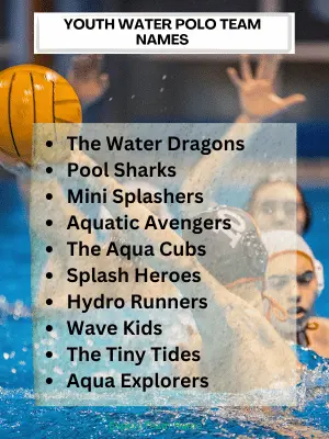 Youth Water Polo Team Names