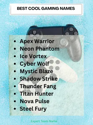 Best Cool Gaming Names