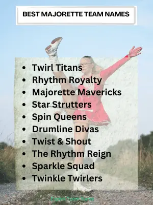 Best Majorette Team Names