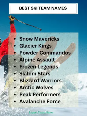 Best Ski Team Names