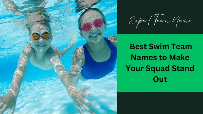 Best Swim Team Names