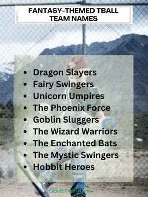 Fantasy-Themed Tball Team Names