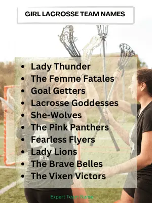 Girl Lacrosse Team Names