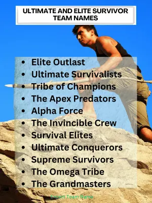 Ultimate and Elite Survivor Team Names