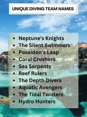 Unique Diving Team Names