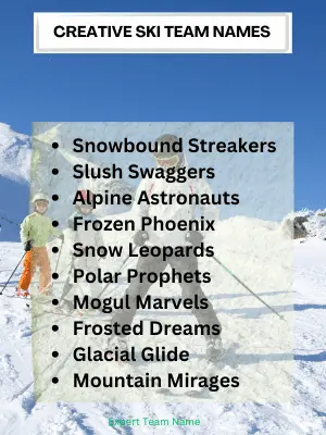 Creative Ski Team Names