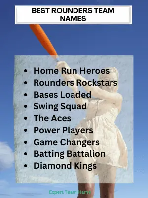 Best Rounders Team Names