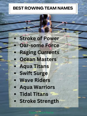 Best Rowing Team Names