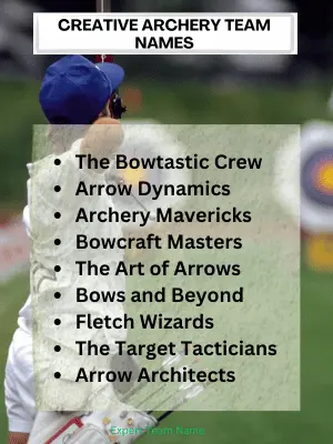 Creative Archery Team Names