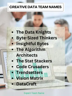 Creative Data Team Names