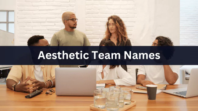 Aesthetic Team Names