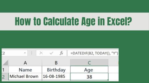 How to Do Age Calculation on Specific Date with Accuracy 1